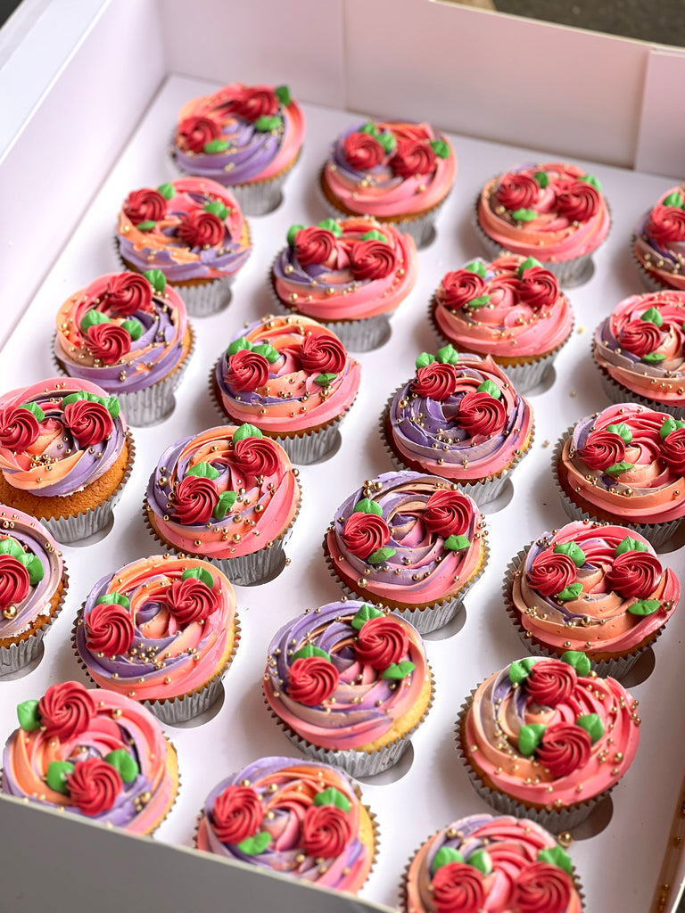 Rosetta cupcakes